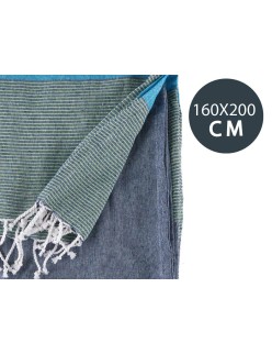 Foulard Multiusos 160 x 200 cm Azul (12 Unidades)