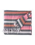 Foulard Multiusos 160 x 200 cm Rosa (12 Unidades)