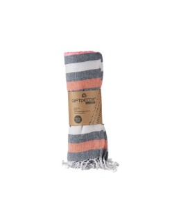 Foulard Multiusos 160 x 200 cm Rosa (12 Unidades)