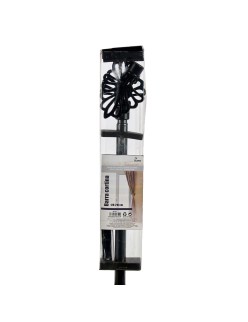 Curtain Bar Extendable Black Iron 5 x 122 x 5 cm (8 Units)