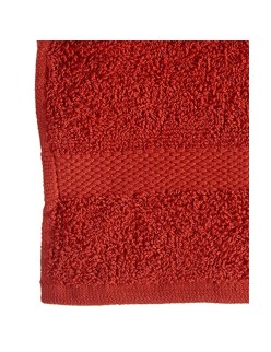Toalla de baño Berilo 89664 Teja 80 % algodón 20 % Poliéster 30 x 50 cm (12 Unidades)
