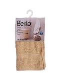 Toalla de baño Berilo 89656 Crema 80 % algodón 20 % Poliéster 30 x 50 cm (12 Unidades)