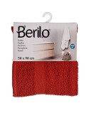 Toalla de baño Berilo 89665 Teja 80 % algodón 20 % Poliéster 50 x 90 cm (6 Unidades)