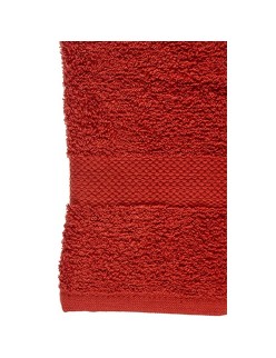 Toalla de baño Berilo 89665 Teja 80 % algodón 20 % Poliéster 50 x 90 cm (6 Unidades)