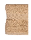Toalla de baño Berilo 89658 Crema 80 % algodón 20 % Poliéster 70 x 130 cm (3 Unidades)