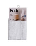 Toalla de baño Berilo 89678 Blanco 80 % algodón 20 % Poliéster 70 x 130 cm (3 Unidades)