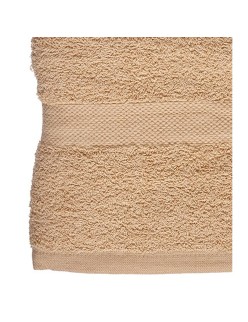 Toalla de baño Berilo 89659 Crema 80 % algodón 20 % Poliéster 90 x 150 cm (3 Unidades)