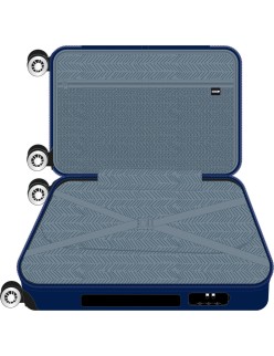 Mala de Cabine Safta Azul Marinho 20'' 34,5 x 55 x 20 cm