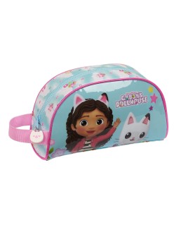 Nécessaire de Viagem Gabby's Dollhouse Azul Poliéster 300D 26 x 16 x 9 cm