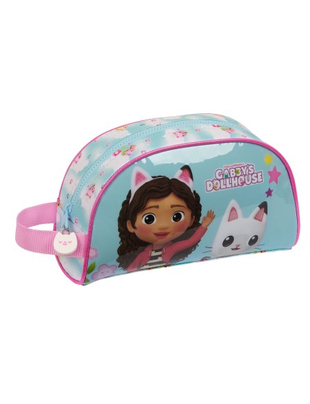 Nécessaire de Viagem Gabby's Dollhouse Azul Poliéster 300D 26 x 16 x 9 cm