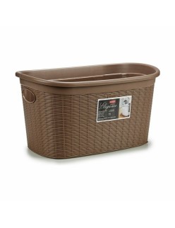 Cesto per i Panni Stefanplast Elegance Plastica 35 L 37 x 26 x 57,5 cm (15 Unità)