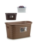 Cesto per i Panni Stefanplast Elegance Plastica 35 L 37 x 26 x 57,5 cm (15 Unità)