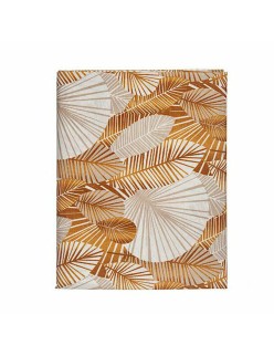 Tischdecke Kinvara ANCARA-21520-ORO Gold Abdeckung 140 x 180 cm Fleckenbeständig Blatt (10 Stück)