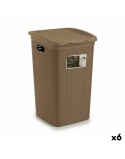 Cesto per i Panni Stefanplast Elegance Beige Plastica 50 L 36,5 x 54,5 x 38 cm (6 Unità)