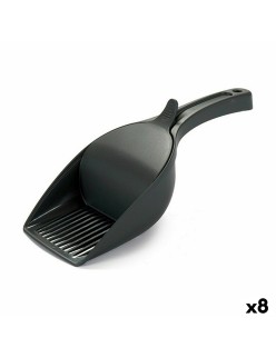 Pala recogedora Stefanplast Antracita Plástico 12 X 7 X 27, 5 cm (8 Unidades)