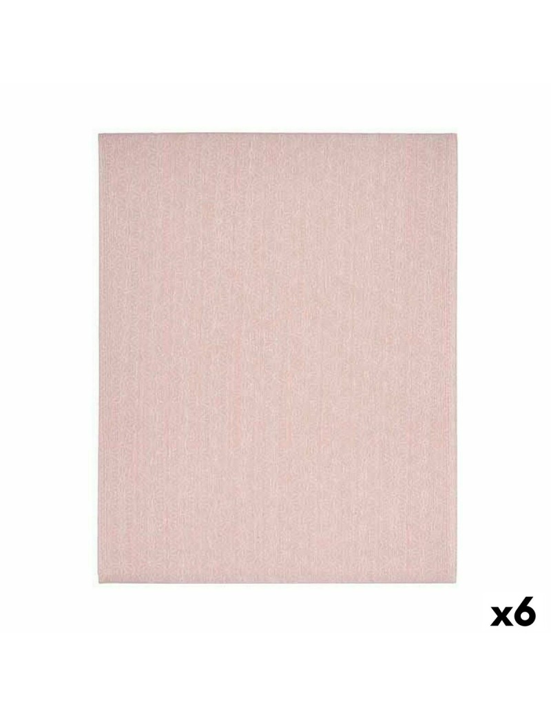 Tovaglia Kinvara ESTRELLA-R Rosa Tela 140 x 180 cm Antimacchia Stella (6 Unità)