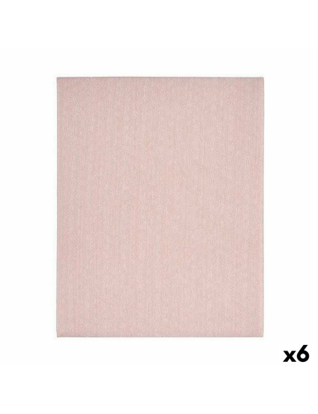 Tischdecke Kinvara ESTRELLA-R Rosa Abdeckung 140 x 180 cm Fleckenbeständig Stern (6 Stück)