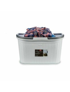 Cesto per i Panni Stefanplast Elegance Plastica 35 L 57,5 x 29 x 36,5 cm (15 Unità)