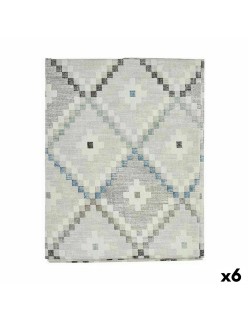 Tovaglia Kinvara ROMBOS-A Azzurro Tela 140 x 180 cm Antimacchia Rombos (6 Unità)