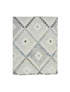 Tischdecke Kinvara ROMBOS-A Blau Abdeckung 140 x 180 cm Fleckenbeständig Rhombusse (6 Stück)