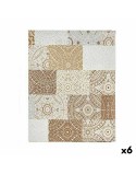 Tovaglia Kinvara AZULEJO-B Beige Tela 140 x 180 cm Antimacchia Piastrella (6 Unità)