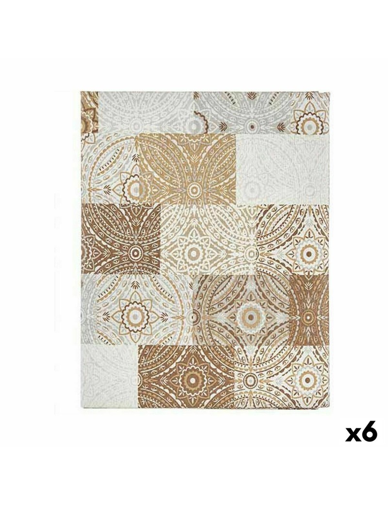 Tovaglia Kinvara AZULEJO-B Beige Tela 140 x 180 cm Antimacchia Piastrella (6 Unità)