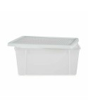 Storage Box with Lid Stefanplast Elegance White Plastic 29 x 17 x 39 cm (6 Units)