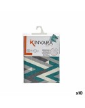 Tovaglia Kinvara ZIGI-21469-VERDE Verde Tela 140 x 180 cm Antimacchia Righe (10 Unità)
