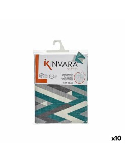 Tovaglia Kinvara ZIGI-21469-VERDE Verde Tela 140 x 180 cm Antimacchia Righe (10 Unità)