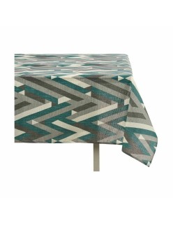 Nappe Kinvara ZIGI-21469-VERDE Vert toile 140 x 180 cm Antitaches Rayures (10 Unités)