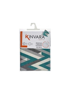 Nappe Kinvara ZIGI-21469-VERDE Vert toile 140 x 180 cm Antitaches Rayures (10 Unités)