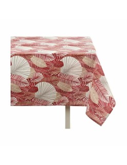 Tovaglia Kinvara ANCARA-21520-13 Beige Rosso Granato Tela 140 x 180 cm Antimacchia Fogli (10 Unità)