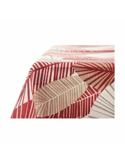 Tovaglia Kinvara ANCARA-21520-13 Beige Rosso Granato Tela 140 x 180 cm Antimacchia Fogli (10 Unità)
