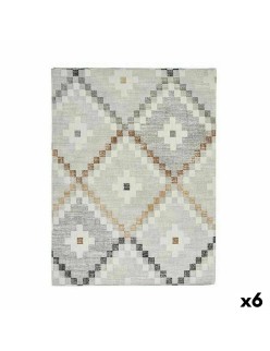 Tablecloth Kinvara ROMBOS-B Beige Thin canvas 140 x 180 cm Anti-stain Rhombus (6 Units)