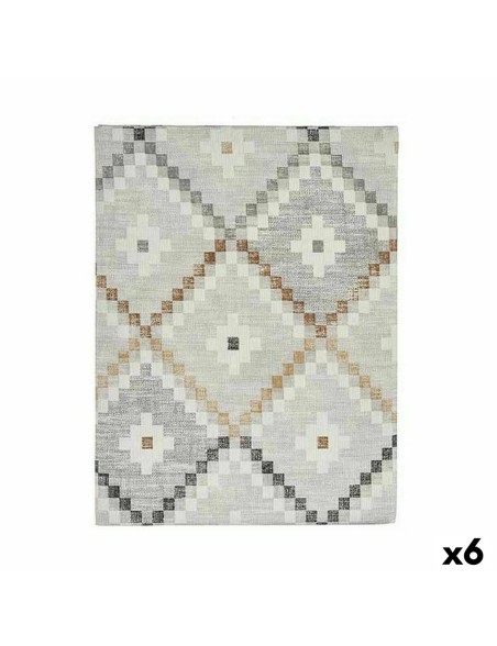 Tischdecke Kinvara ROMBOS-B Beige Abdeckung 140 x 180 cm Fleckenbeständig Rhombusse (6 Stück)