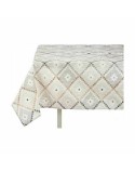 Tischdecke Kinvara ROMBOS-B Beige Abdeckung 140 x 180 cm Fleckenbeständig Rhombusse (6 Stück)