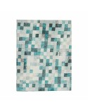 Tovaglia Kinvara CUADROS-A Turchese Tela 140 x 180 cm Antimacchia Quadri (6 Unità)