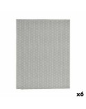 Tovaglia Kinvara ESTRELLA-G Grigio Tela 140 x 180 cm Antimacchia Stella (6 Unità)