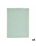 Tovaglia Kinvara ESTRELLA-M Verde Chiaro Tela 140 x 180 cm Antimacchia Stella (6 Unità)