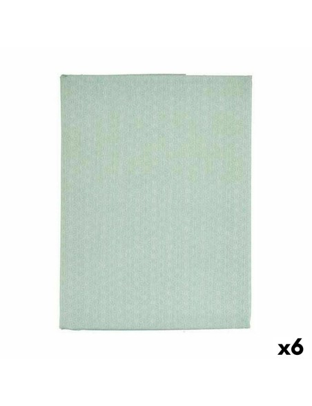 Tovaglia Kinvara ESTRELLA-M Verde Chiaro Tela 140 x 180 cm Antimacchia Stella (6 Unità)
