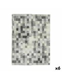 Tischdecke Kinvara CUADROS-G Grau Abdeckung 140 x 180 cm Fleckenbeständig Bilder (6 Stück)