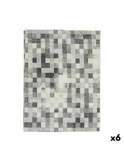 Tischdecke Kinvara CUADROS-G Grau Abdeckung 140 x 180 cm Fleckenbeständig Bilder (6 Stück)