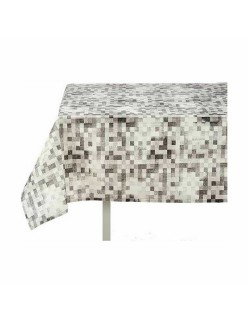 Tischdecke Kinvara CUADROS-G Grau Abdeckung 140 x 180 cm Fleckenbeständig Bilder (6 Stück)