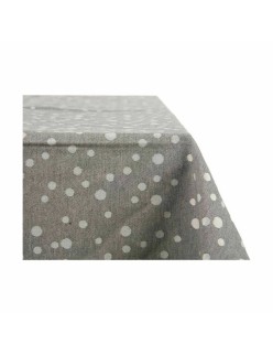 Tovaglia Kinvara BABEL GRIS 42 Grigio Jacquard 140 x 180 cm Antimacchia Pois (8 Unità)