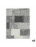 Tischdecke Kinvara AZULEJO-G Grau Abdeckung 140 x 180 cm Fleckenbeständig Kachel (6 Stück)