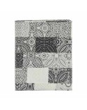 Tablecloth Kinvara AZULEJO-G Grey Thin canvas 140 x 180 cm Anti-stain Tile (6 Units)