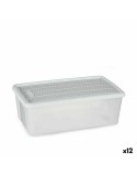 Storage Box with Lid Stefanplast Elegance White Plastic 5 L 19,5 x 11,5 x 33 cm (12 Units)