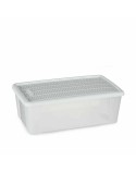 Storage Box with Lid Stefanplast Elegance White Plastic 5 L 19,5 x 11,5 x 33 cm (12 Units)