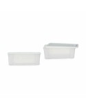 Storage Box with Lid Stefanplast Elegance White Plastic 5 L 19,5 x 11,5 x 33 cm (12 Units)