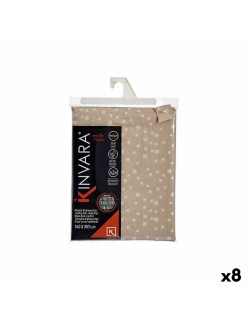 Tischdecke Kinvara BABEL BEIGE 41 Beige Jacquard 140 x 180 cm Fleckenbeständig Punkte (8 Stück)